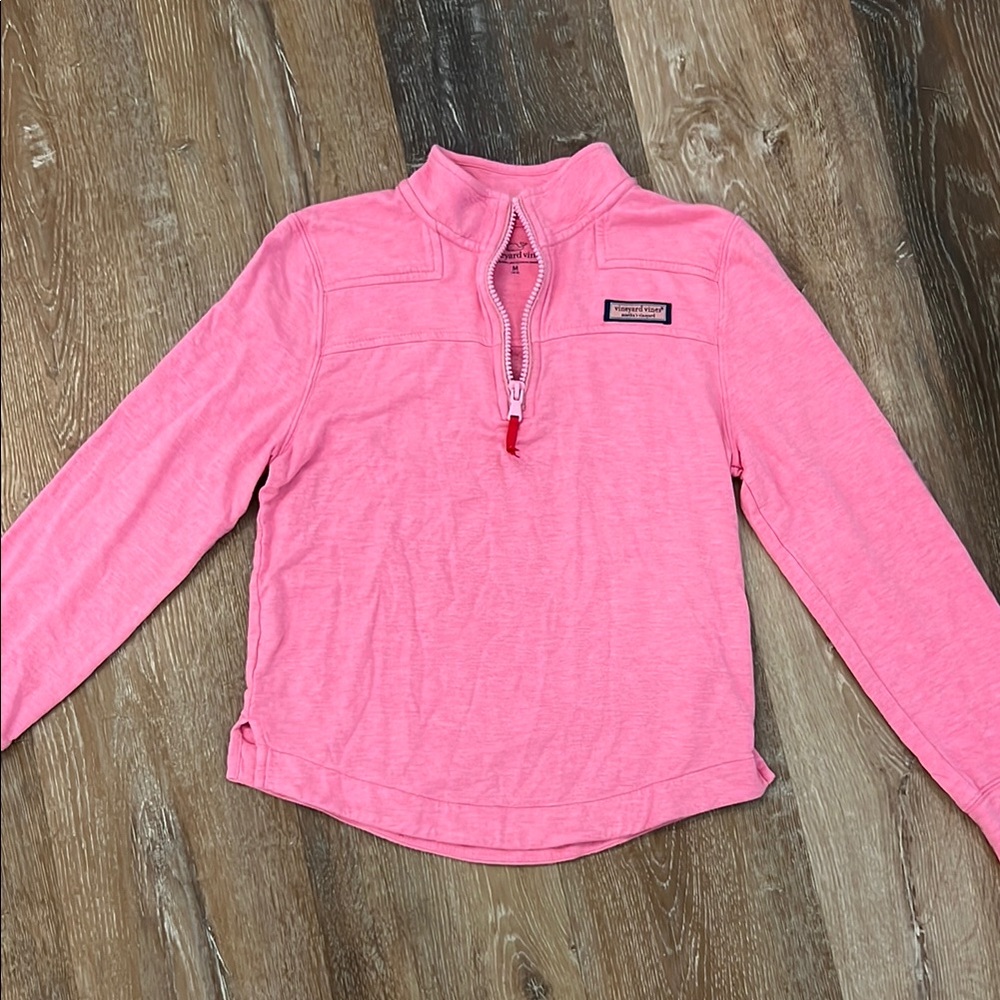Vineyard Vines Pink Half-Zip Pullover